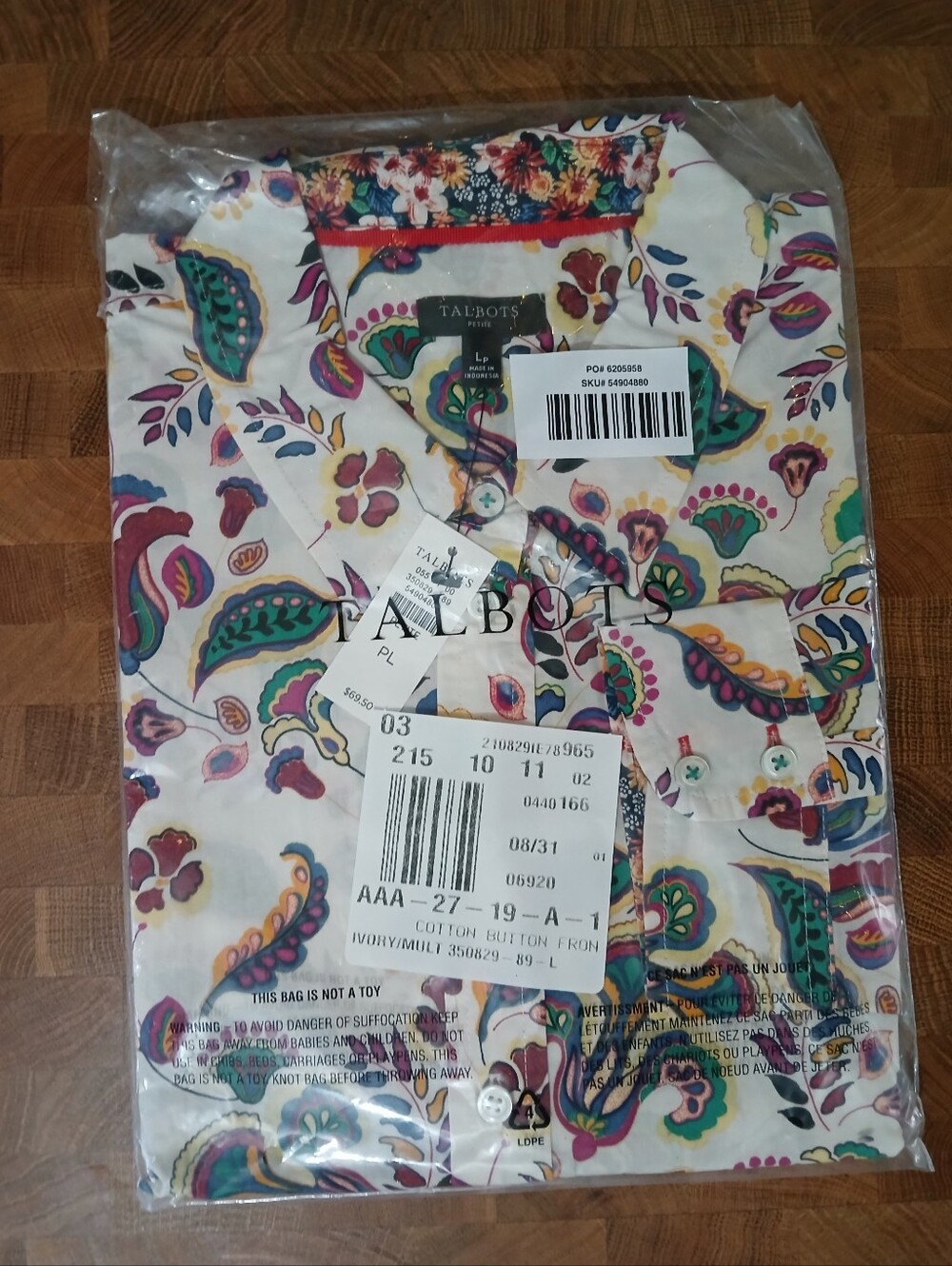 Talbots Button Down